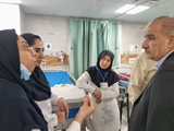 بازدید سرزده دکتر محمدجوادعسکری نماینده مردم شهرستان های داراب و زرین دشت در مجلس شورای اسلامی ازبیمارستان زرین دشت